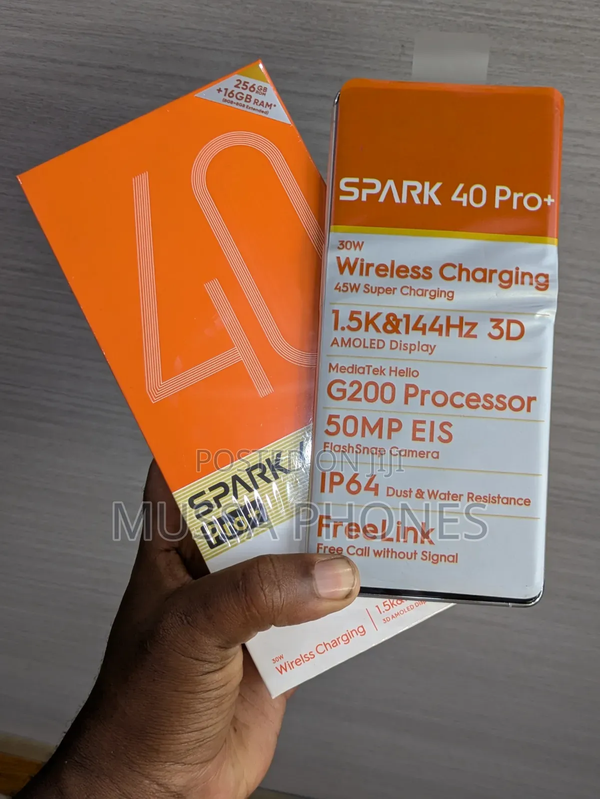 New Tecno Spark 40 Pro+ 256 GB White