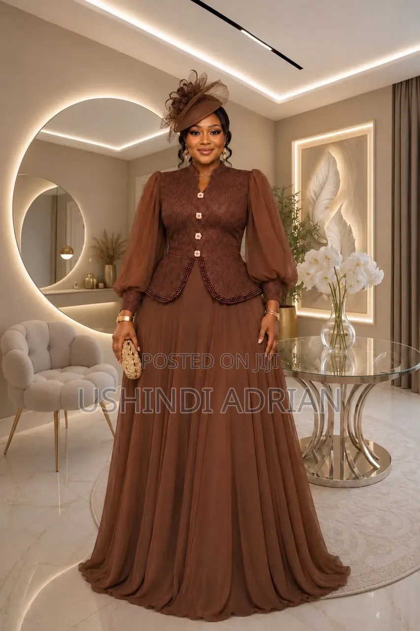 New In
dress/Gauni La Kisasa
material: Motoo Sana