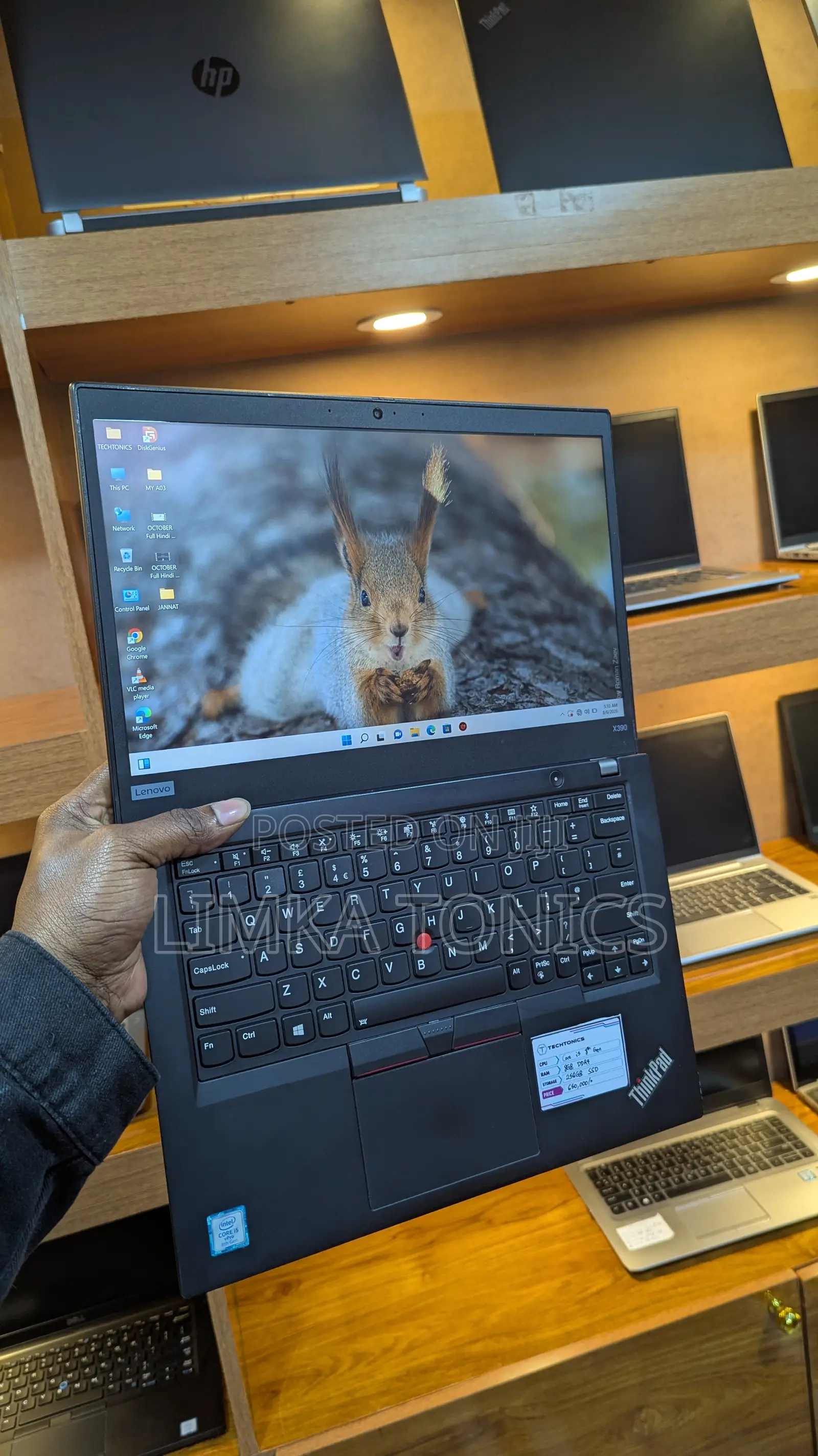 New Laptop Lenovo ThinkPad X390 8GB Intel Core i5 SSD 256GB