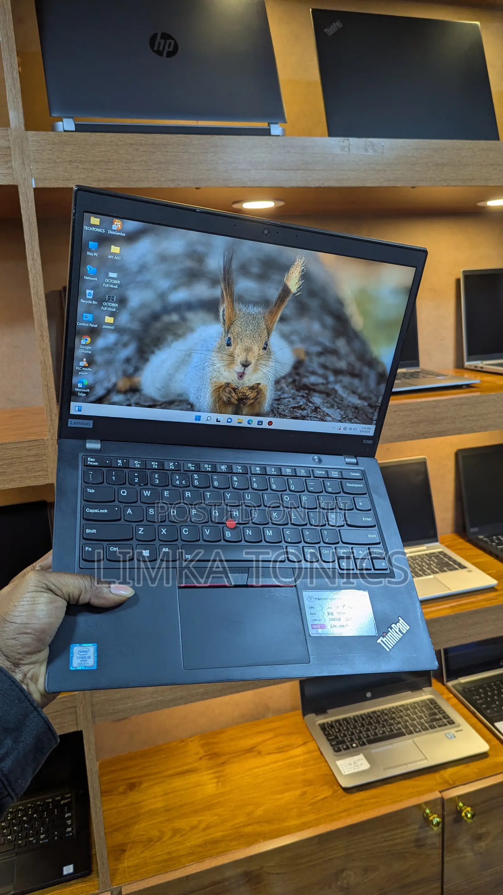 New Laptop Lenovo ThinkPad X390 8GB Intel Core i5 SSD 256GB