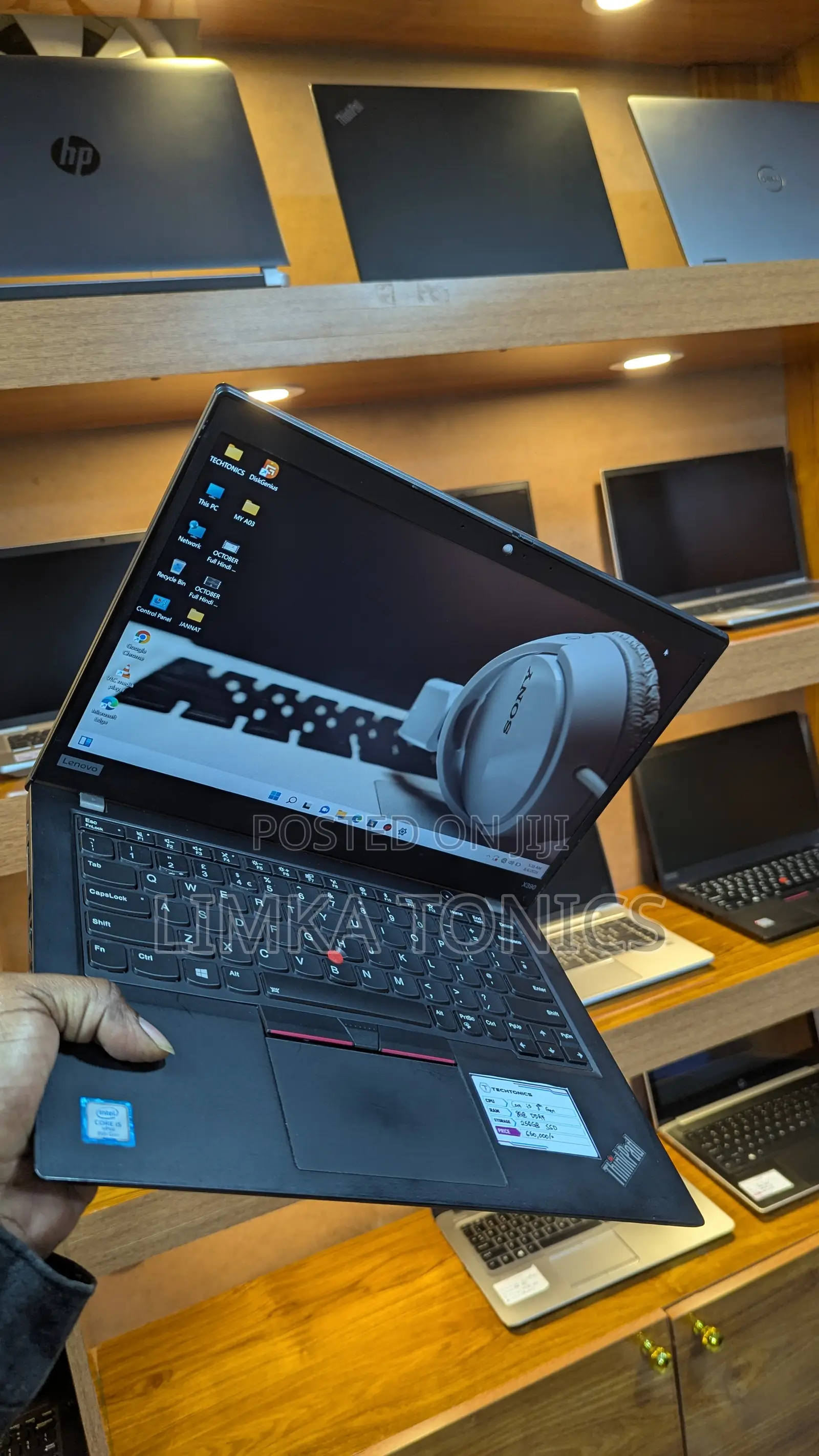 New Laptop Lenovo ThinkPad X390 8GB Intel Core i5 SSD 256GB