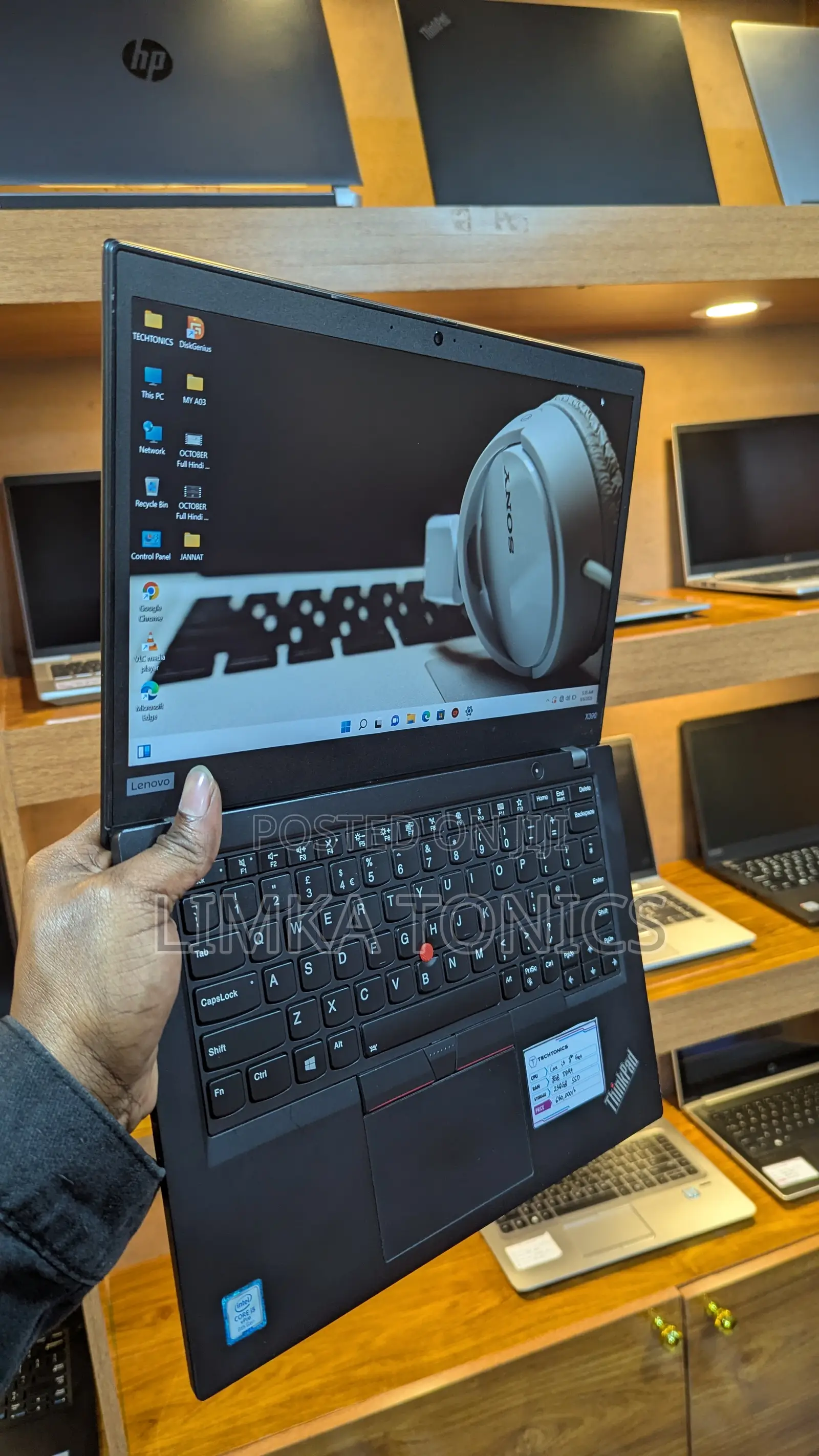 New Laptop Lenovo ThinkPad X390 8GB Intel Core i5 SSD 256GB