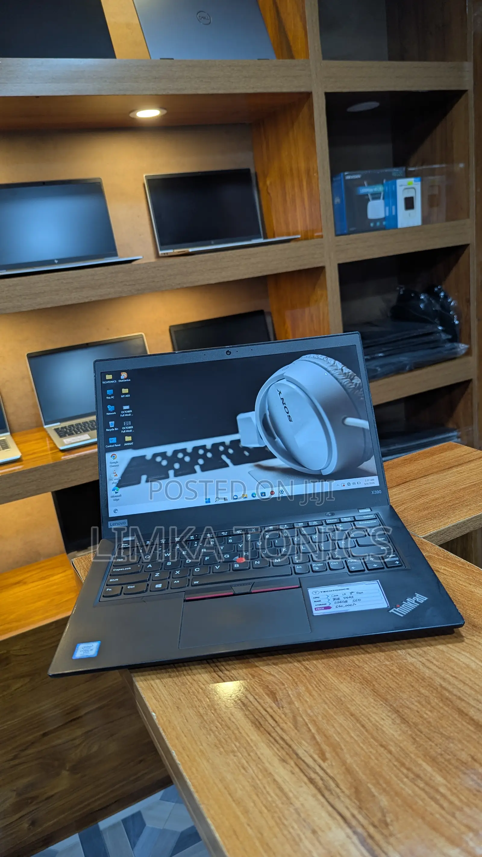 New Laptop Lenovo ThinkPad X390 8GB Intel Core i5 SSD 256GB
