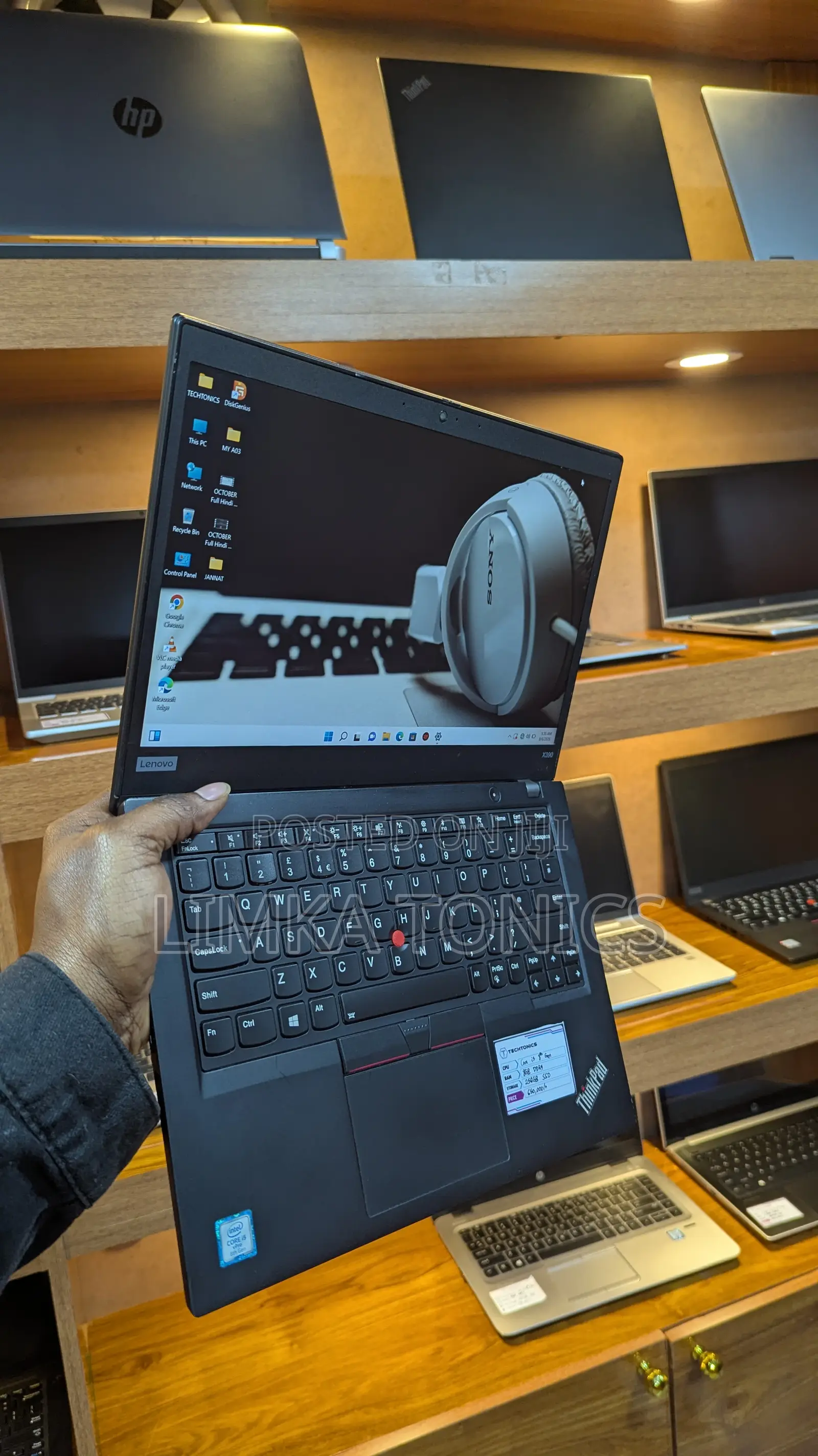 New Laptop Lenovo ThinkPad X390 8GB Intel Core i5 SSD 256GB
