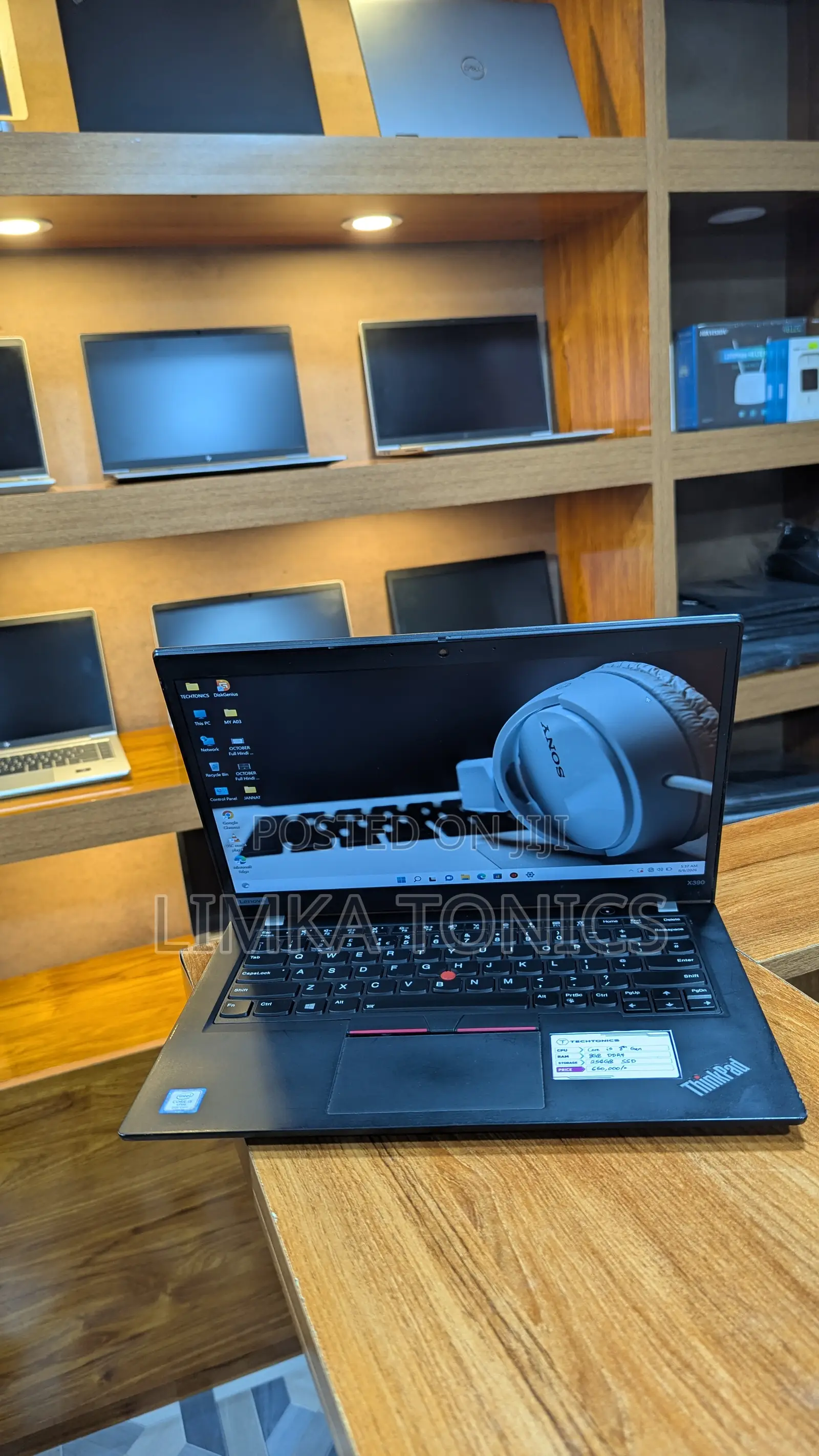 New Laptop Lenovo ThinkPad X390 8GB Intel Core i5 SSD 256GB