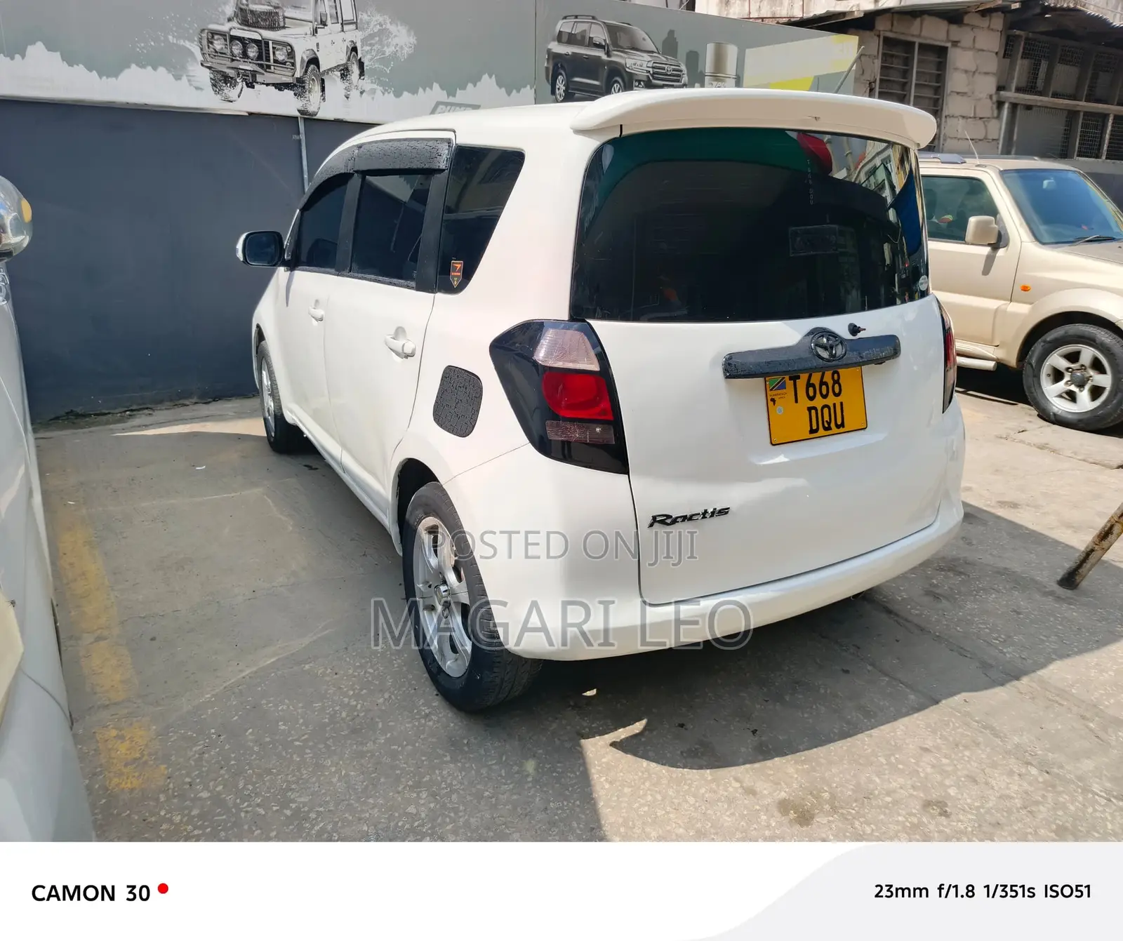 Toyota Ractis 1.3 FWD 2005 White