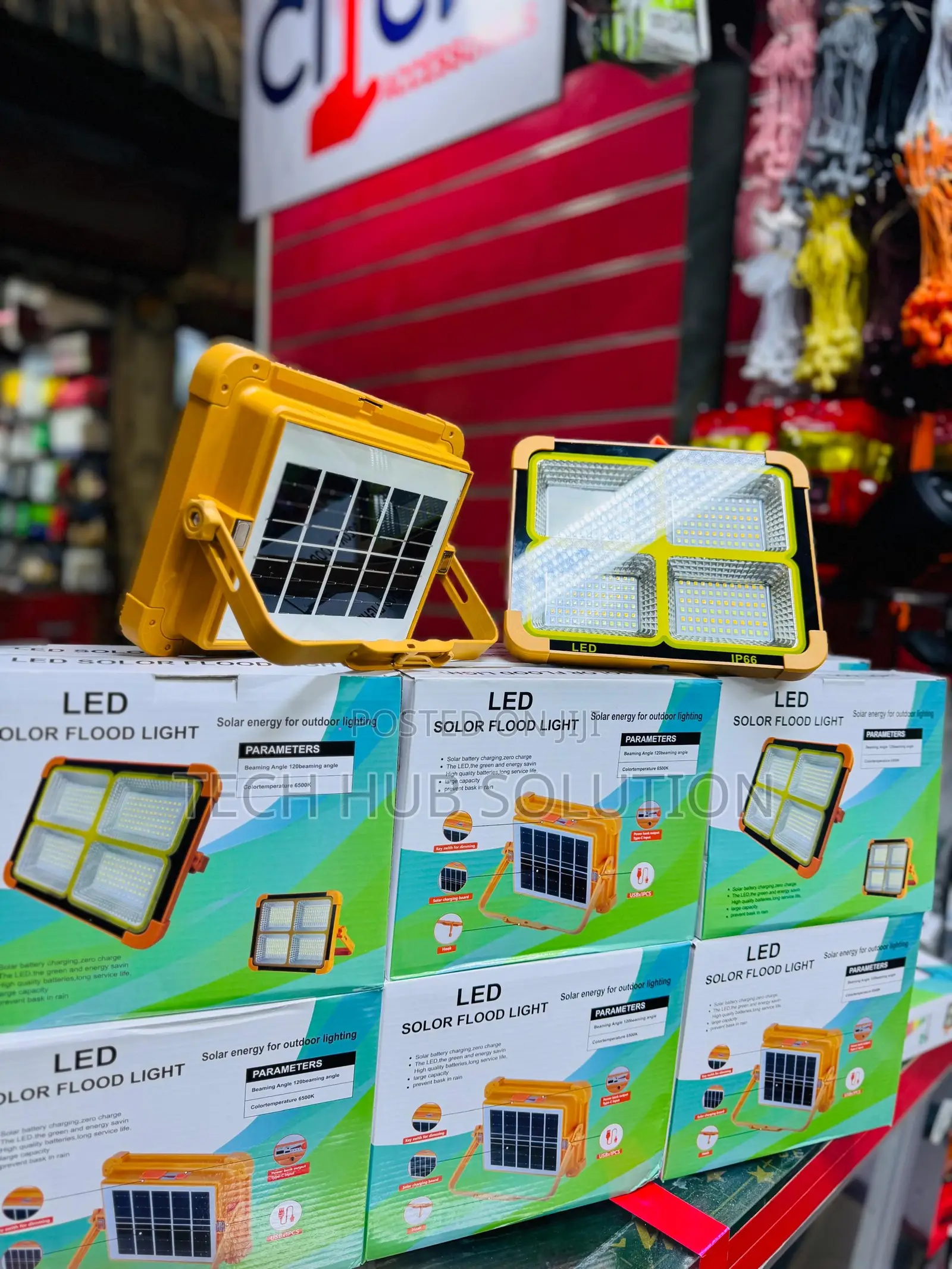 LED Solar Flood Light – Outdoor Waterproof Security Light