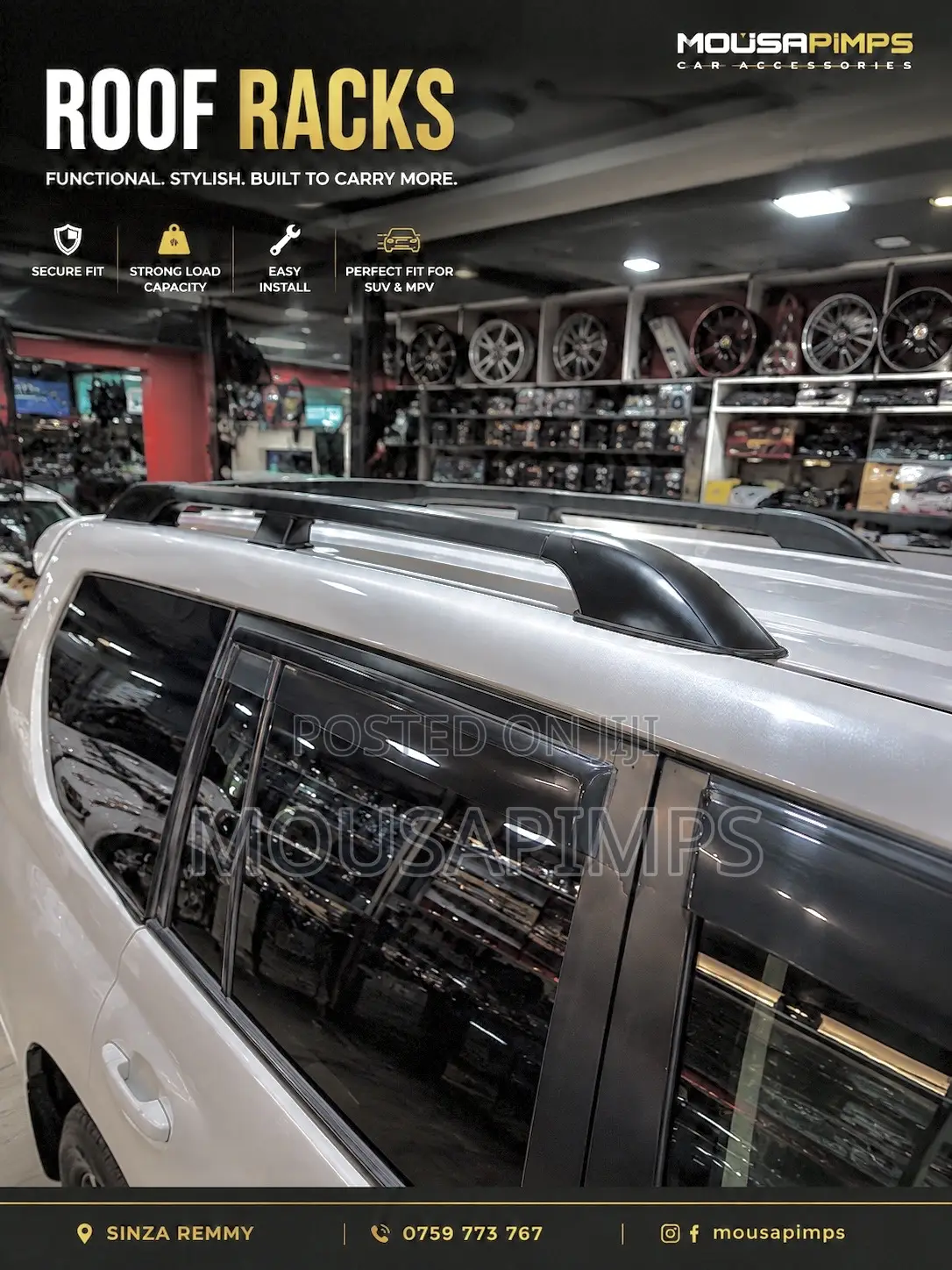 Roof Rails/ Fimbo Za Carriage