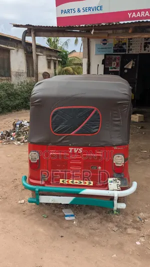 TVS King Deluxe Plus iTouch Start 2025 Red