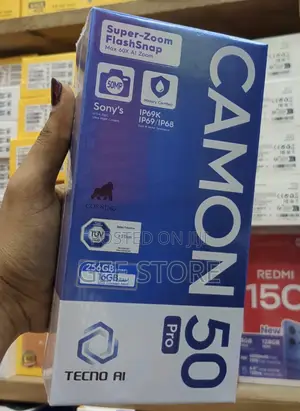 New Tecno Camon 50 Pro 256 GB Blue
