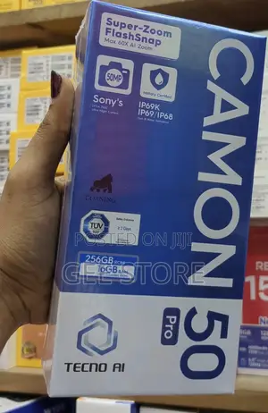 New Tecno Camon 50 Pro 256 GB Blue