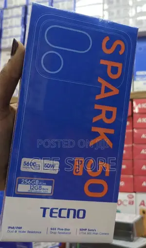 New Tecno Spark 50 Pro 256 GB Black