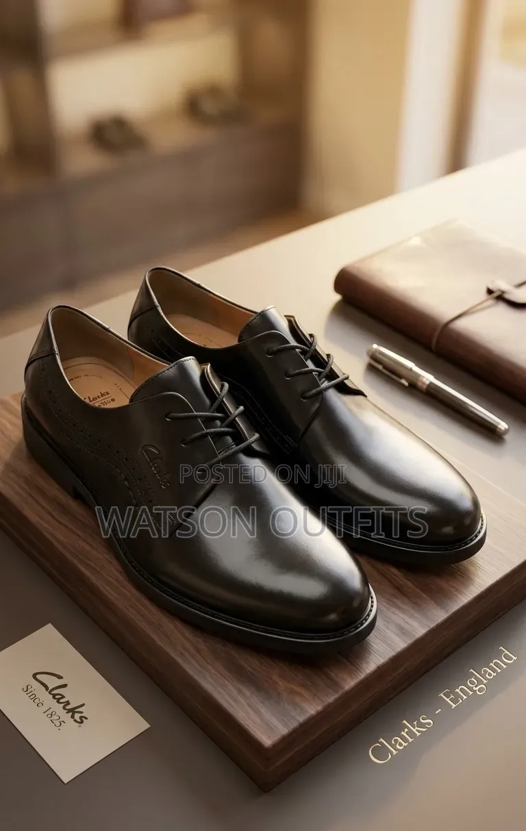 Clarks Brand 2 Colours Men's Leather Shoes Smartly Designed