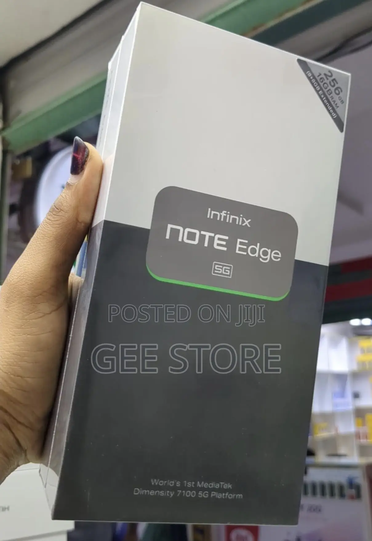 New Infinix Note Edge 256 GB Black
