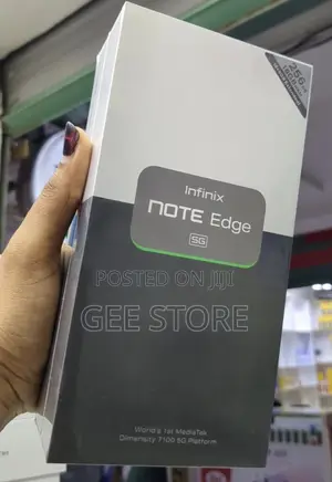 New Infinix Note Edge 256 GB Black