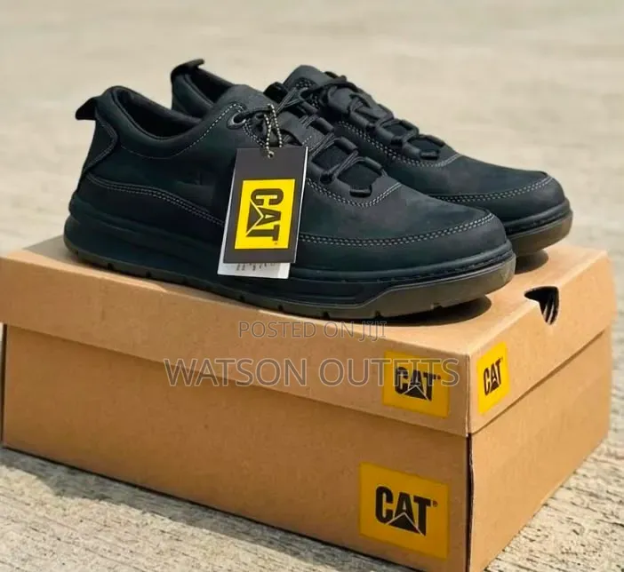 3 Colours CAT BRAND MEN'S LEATHER SHOES in Casual Wear and Nice Design