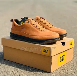3 Colours CAT BRAND MEN'S LEATHER SHOES in Casual Wear and Nice Design