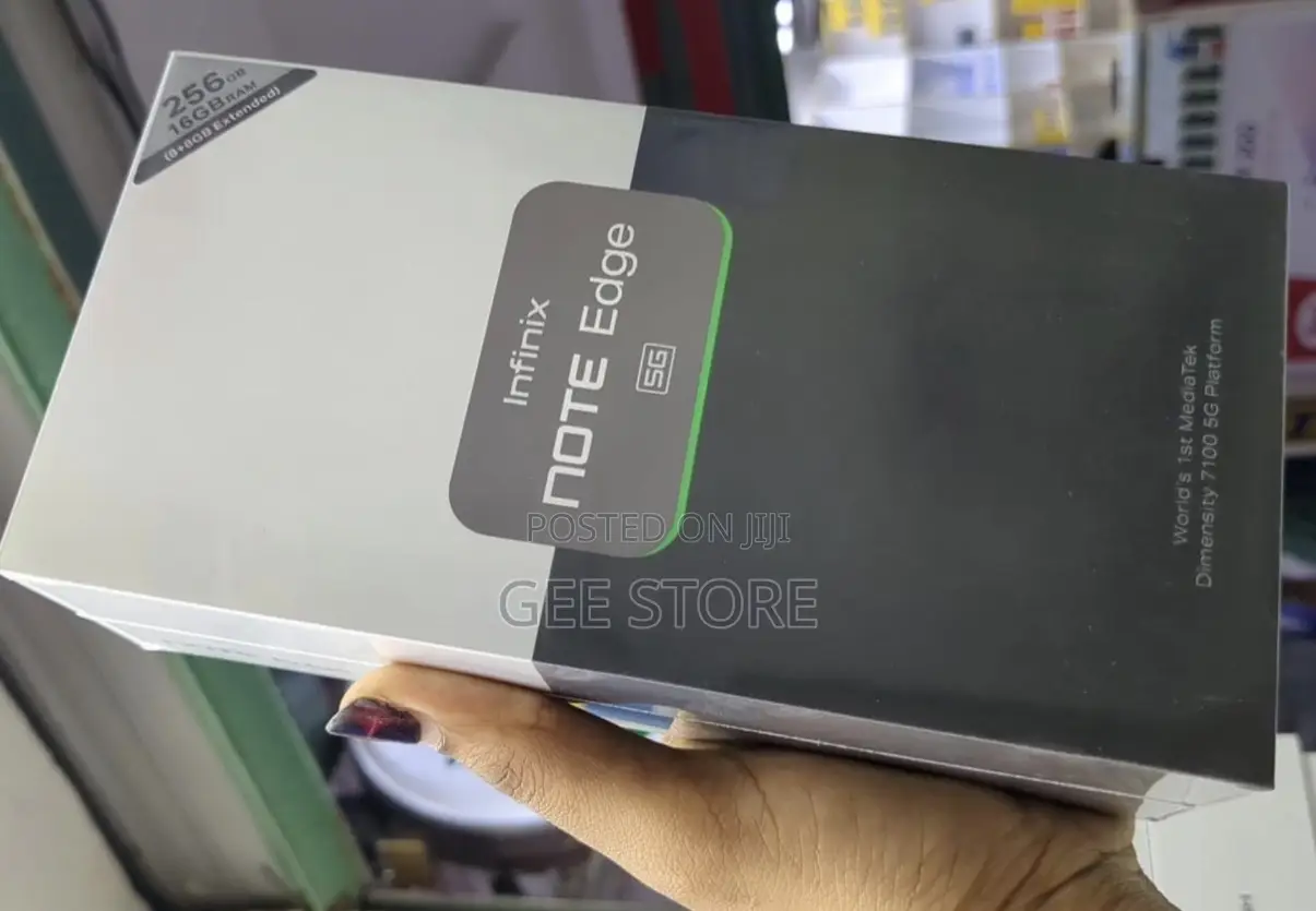 New Infinix Note Edge 256 GB Black