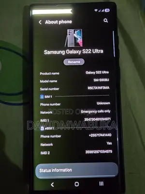 Samsung Galaxy S22 Ultra 128 GB Black