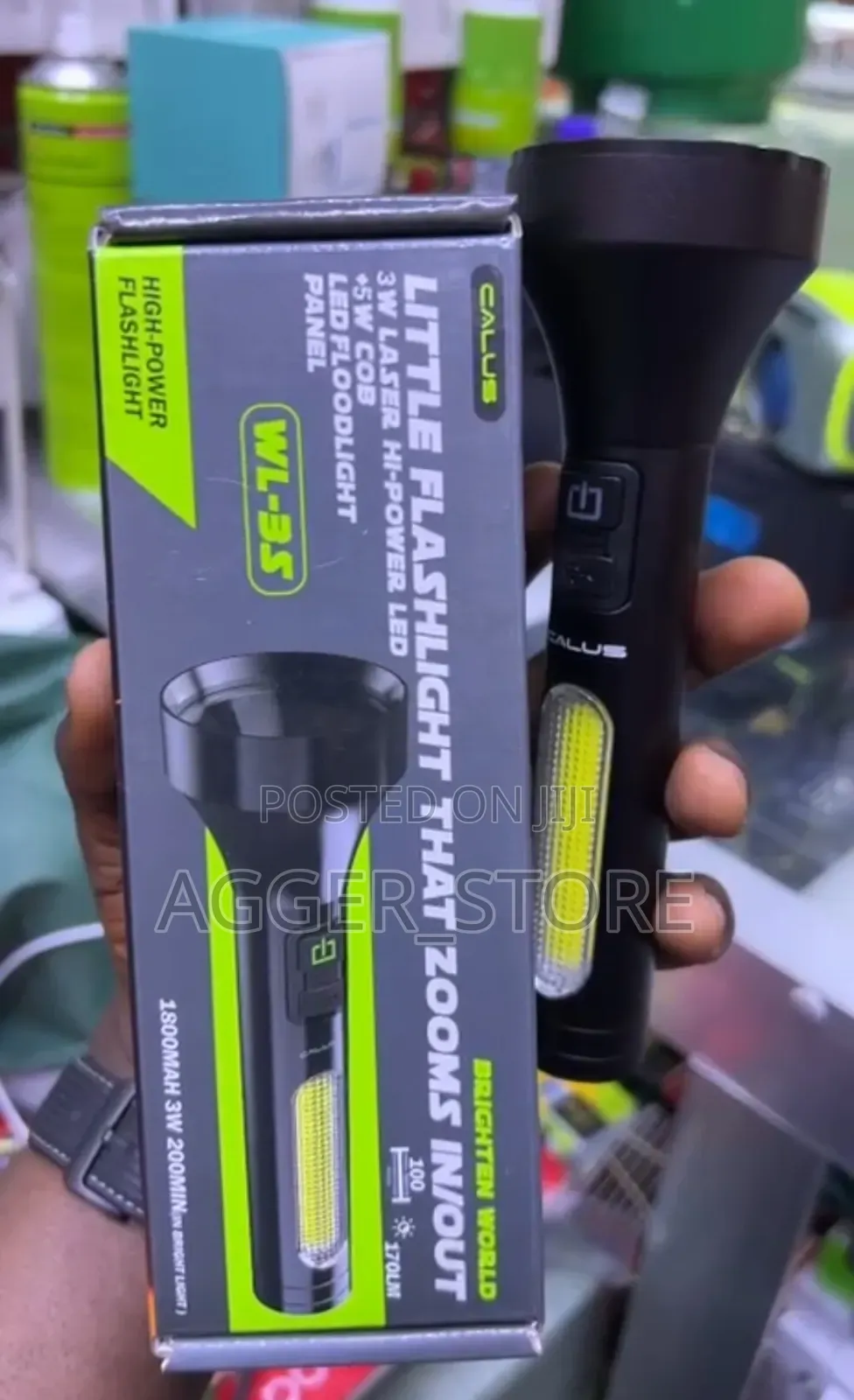 Calus WL-3S Flashlight Torch Rechargeable 3watts