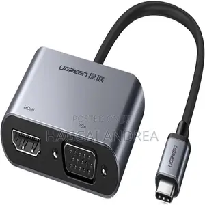UGREEN CM162 4 -in -1 USB-C to HDMI + VGA +USB 3.0 Adapter With PD