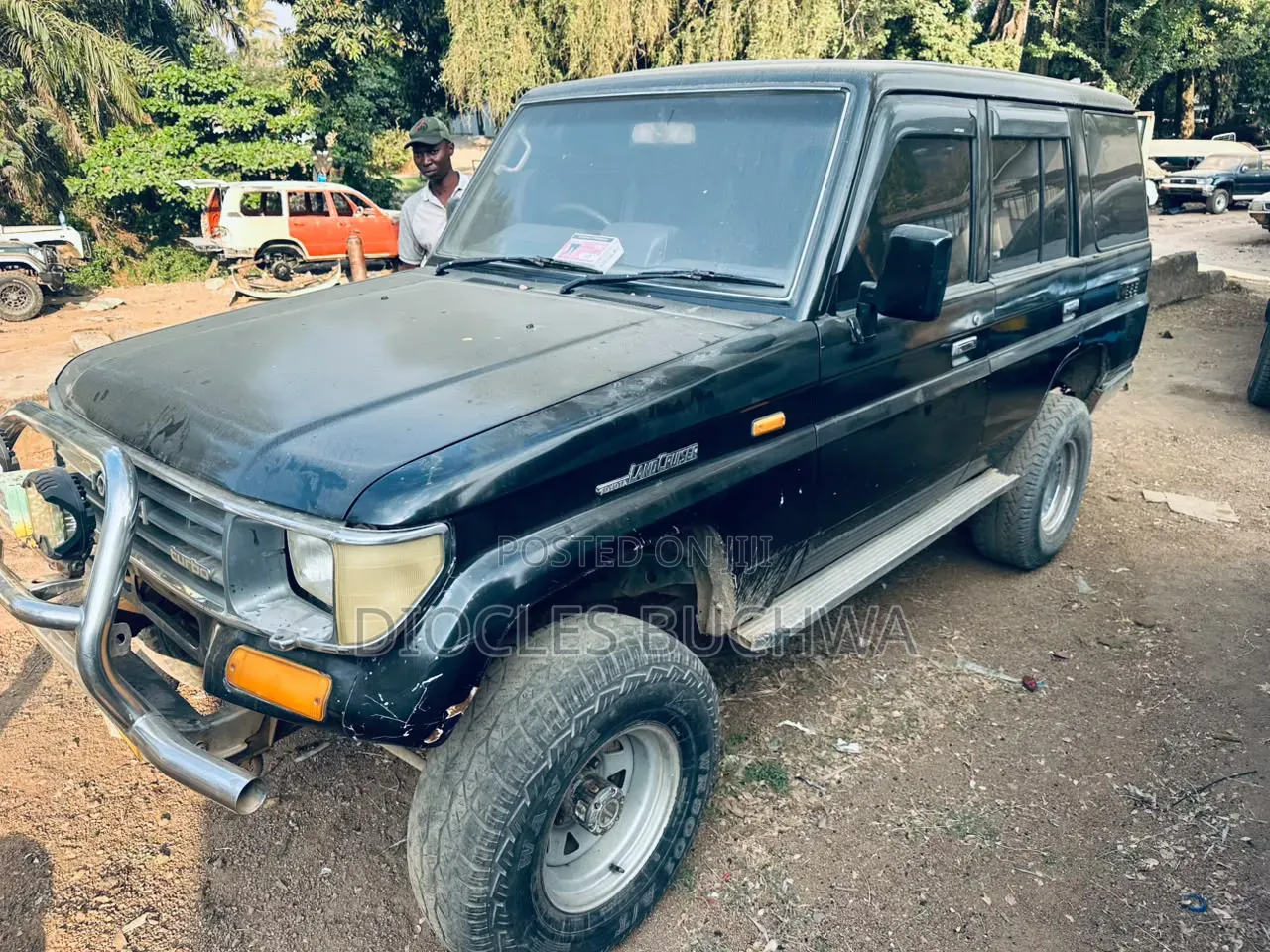 Toyota Land Cruiser Prado 1999 Gray