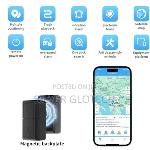 Mini GPS Tracker Rechargeable Inaonyesha Mahali Kitu Kilipo App Bure
