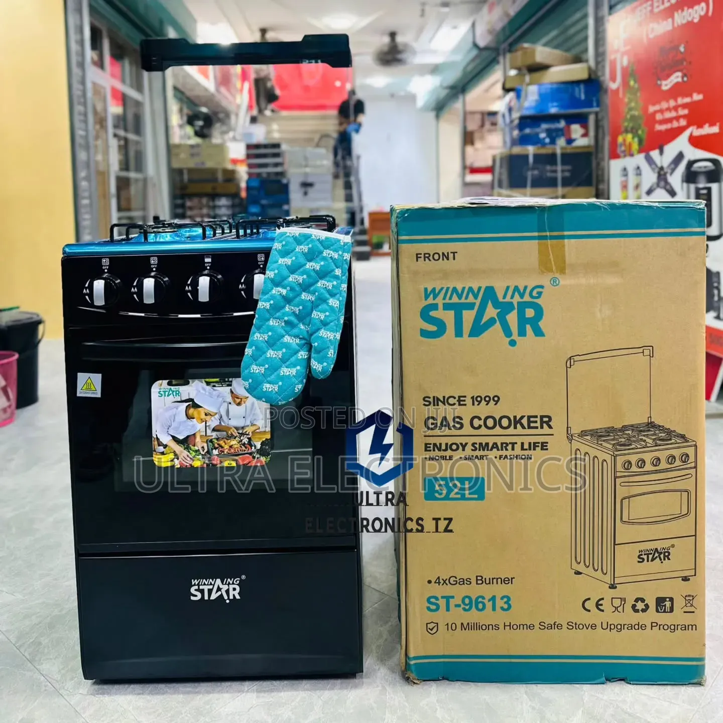 WINNING STAR Full GAS COOKER With 4 Gas Burners
