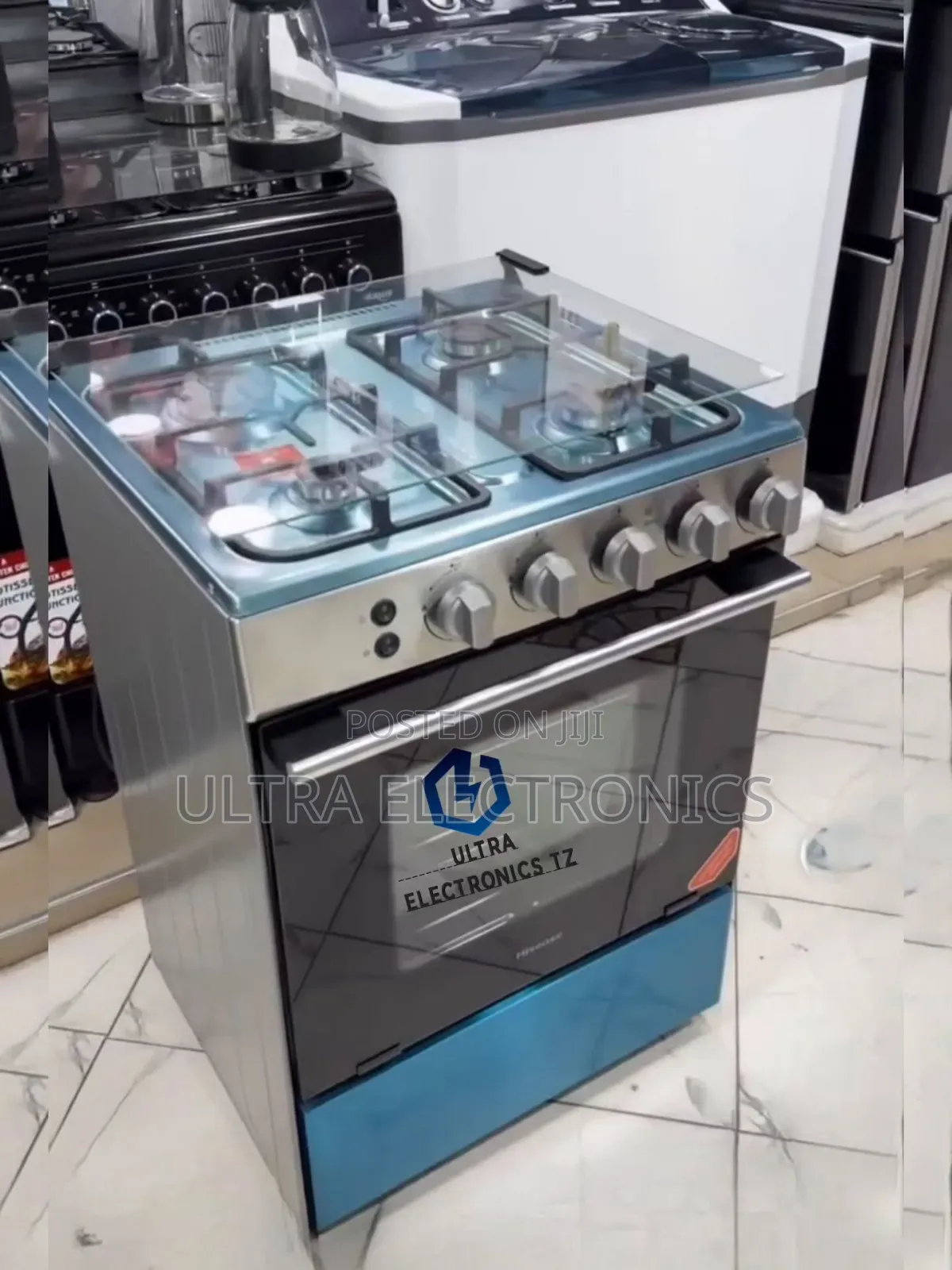 HISENSE Gas Cooker 60x60 With 4 Burners and Gas Oven