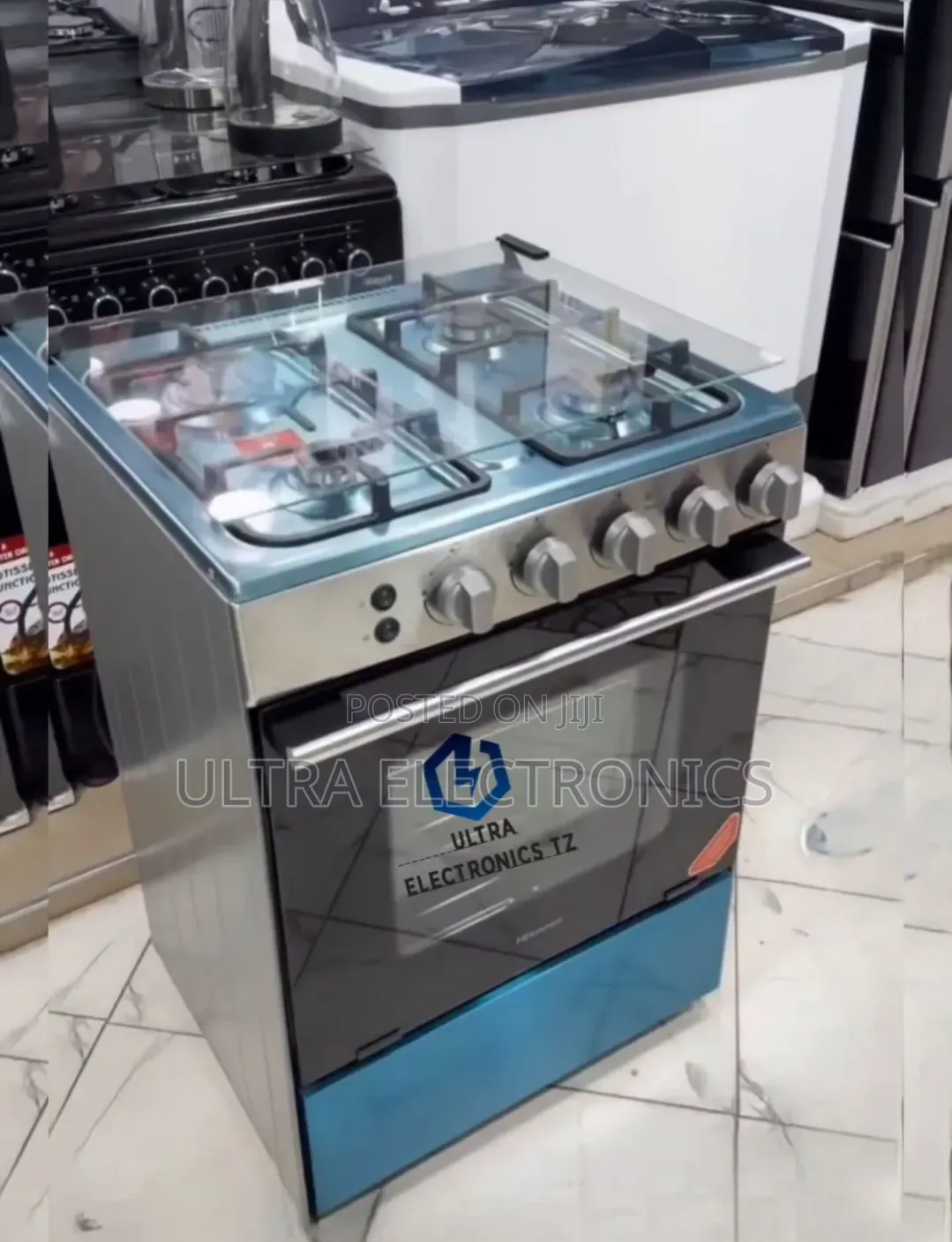 HISENSE Gas Cooker 60x60 With 4 Burners and Gas Oven