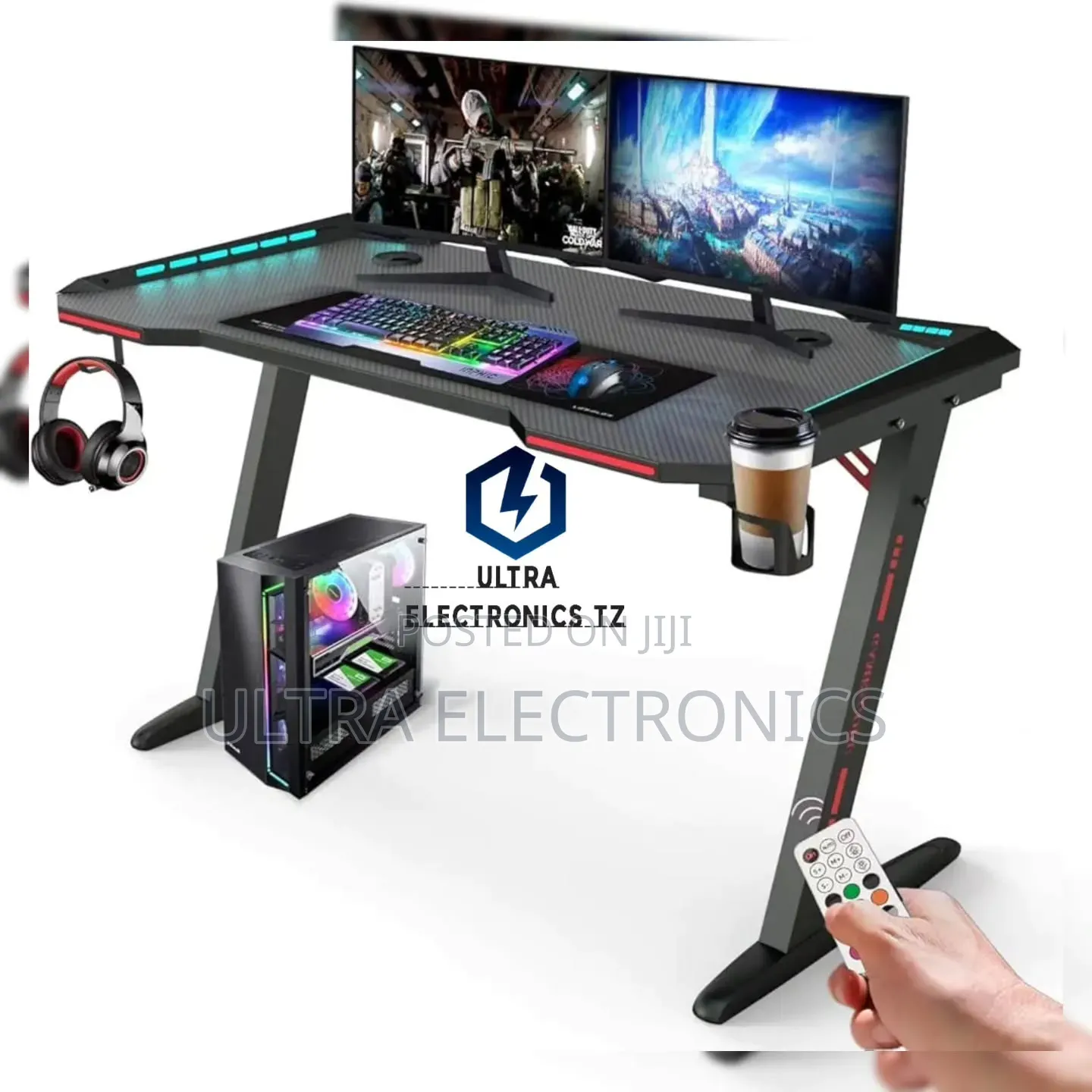 G/Lion Gaming Desk With RGB Light