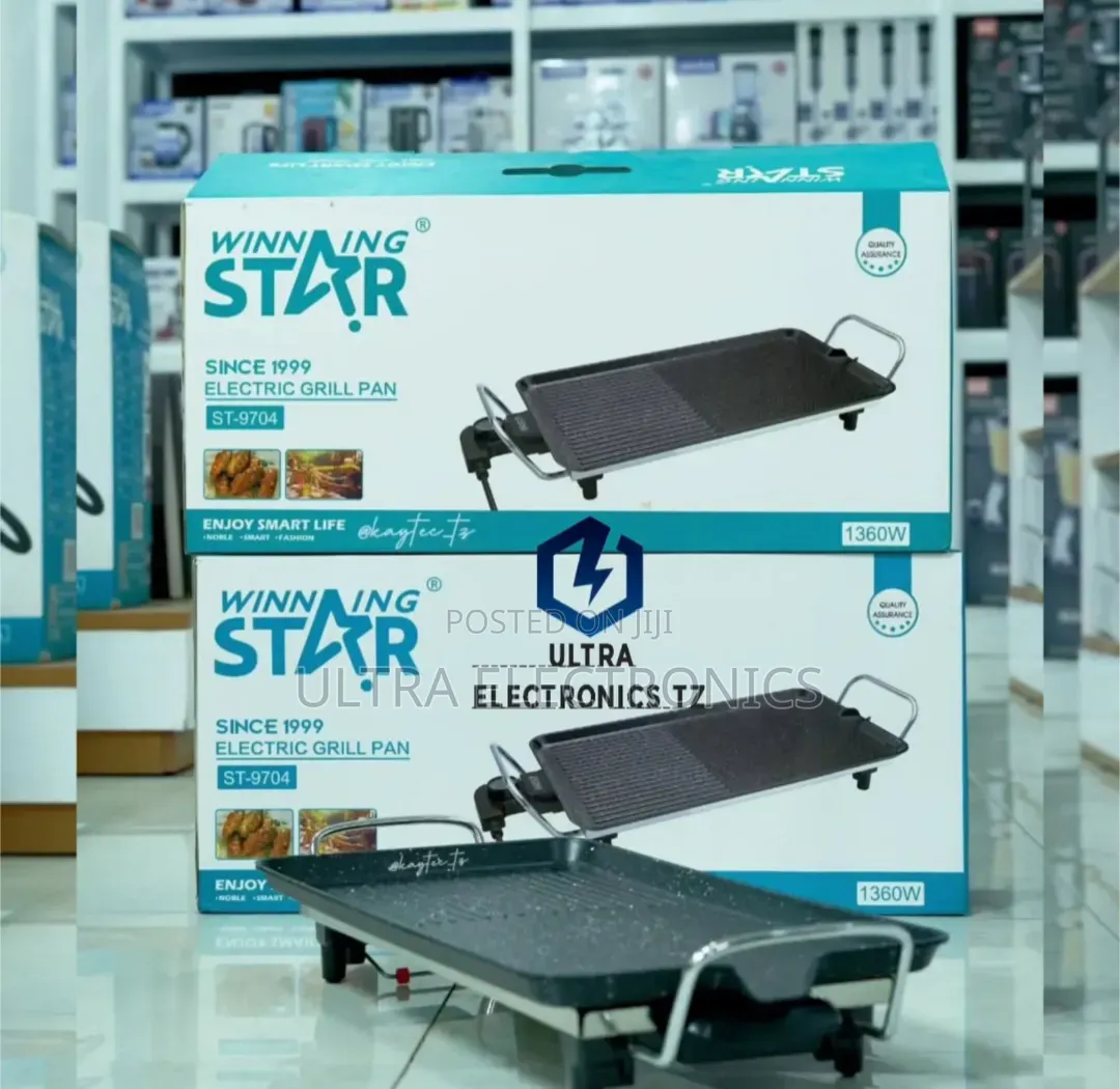 Winning Star Electric Grill Pan With 1360 Watts
