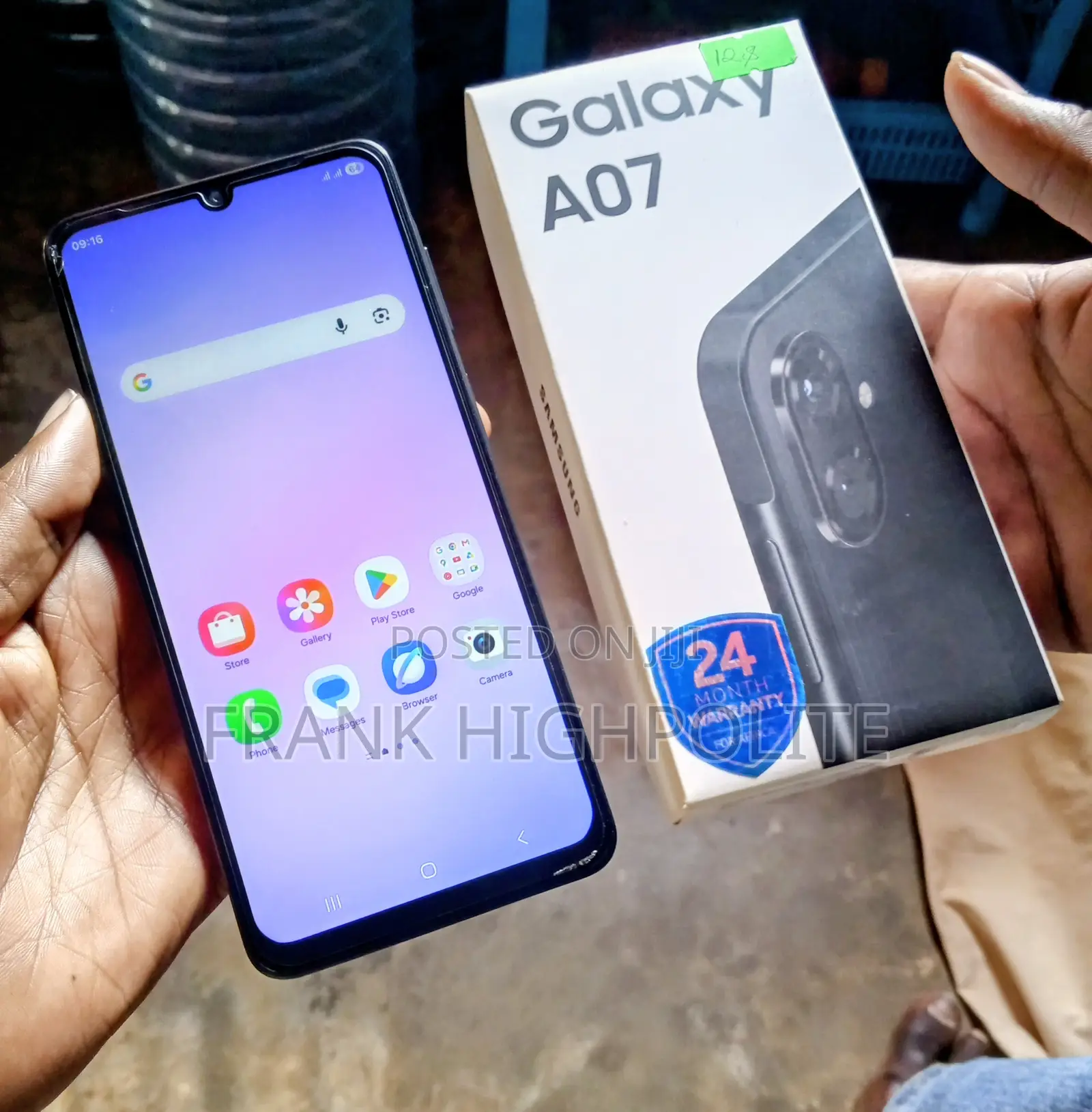 New Samsung Galaxy A07 4G 128 GB Black
