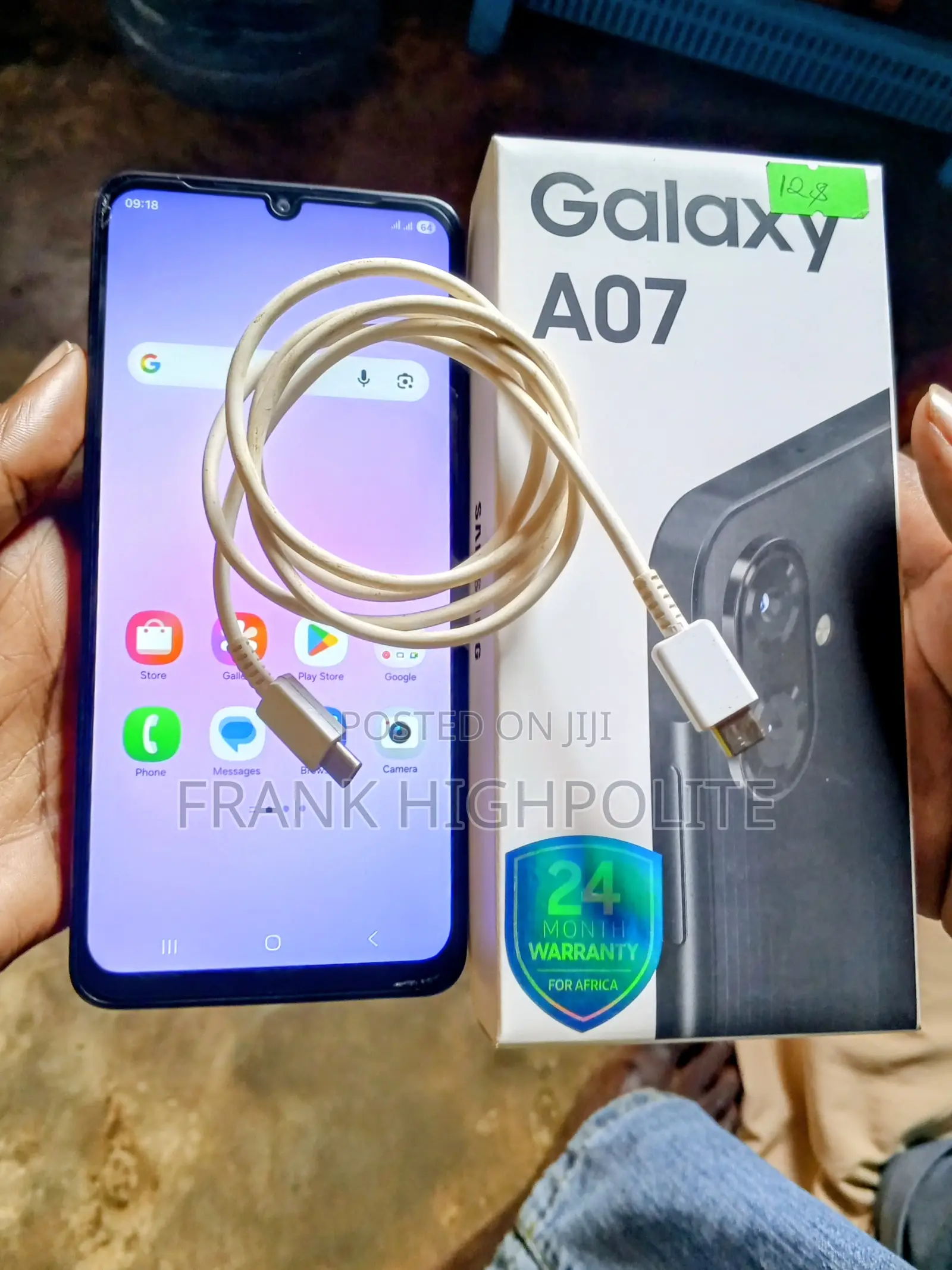 New Samsung Galaxy A07 4G 128 GB Black