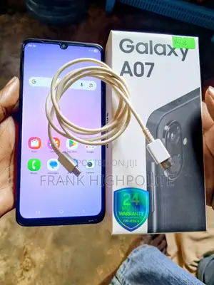 New Samsung Galaxy A07 4G 128 GB Black
