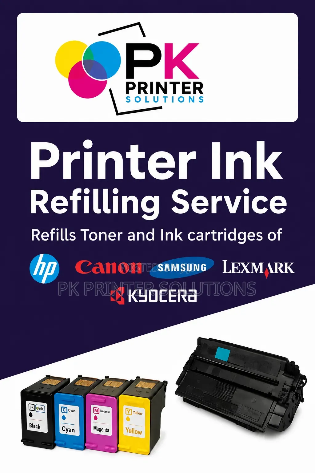 Printer-Ink and Toner-Refilling Service