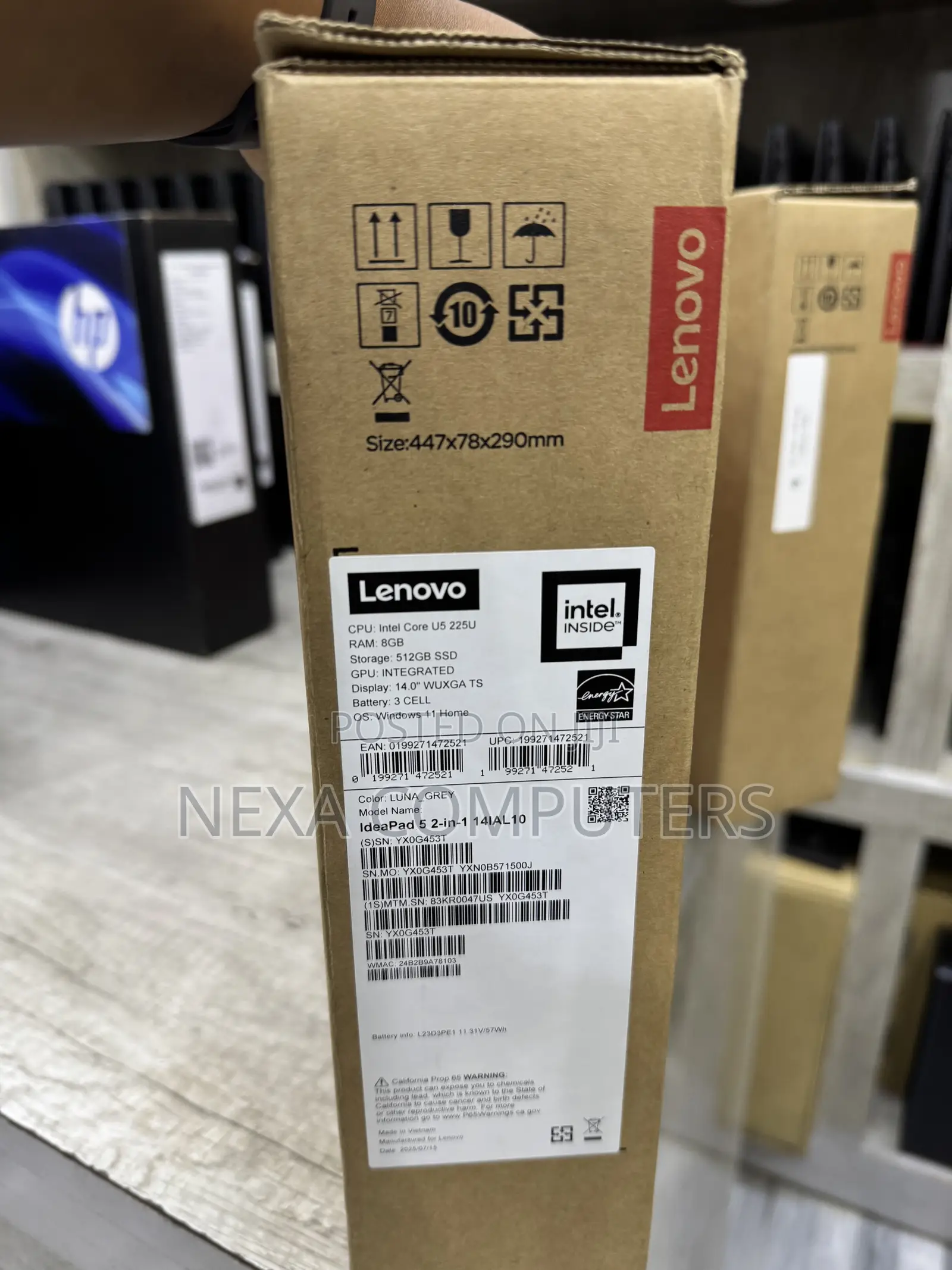 New Lenovo IdeaPad 5 Slim 13th Gen i7 8GB Intel Core Ultra 5 SSD 512GB