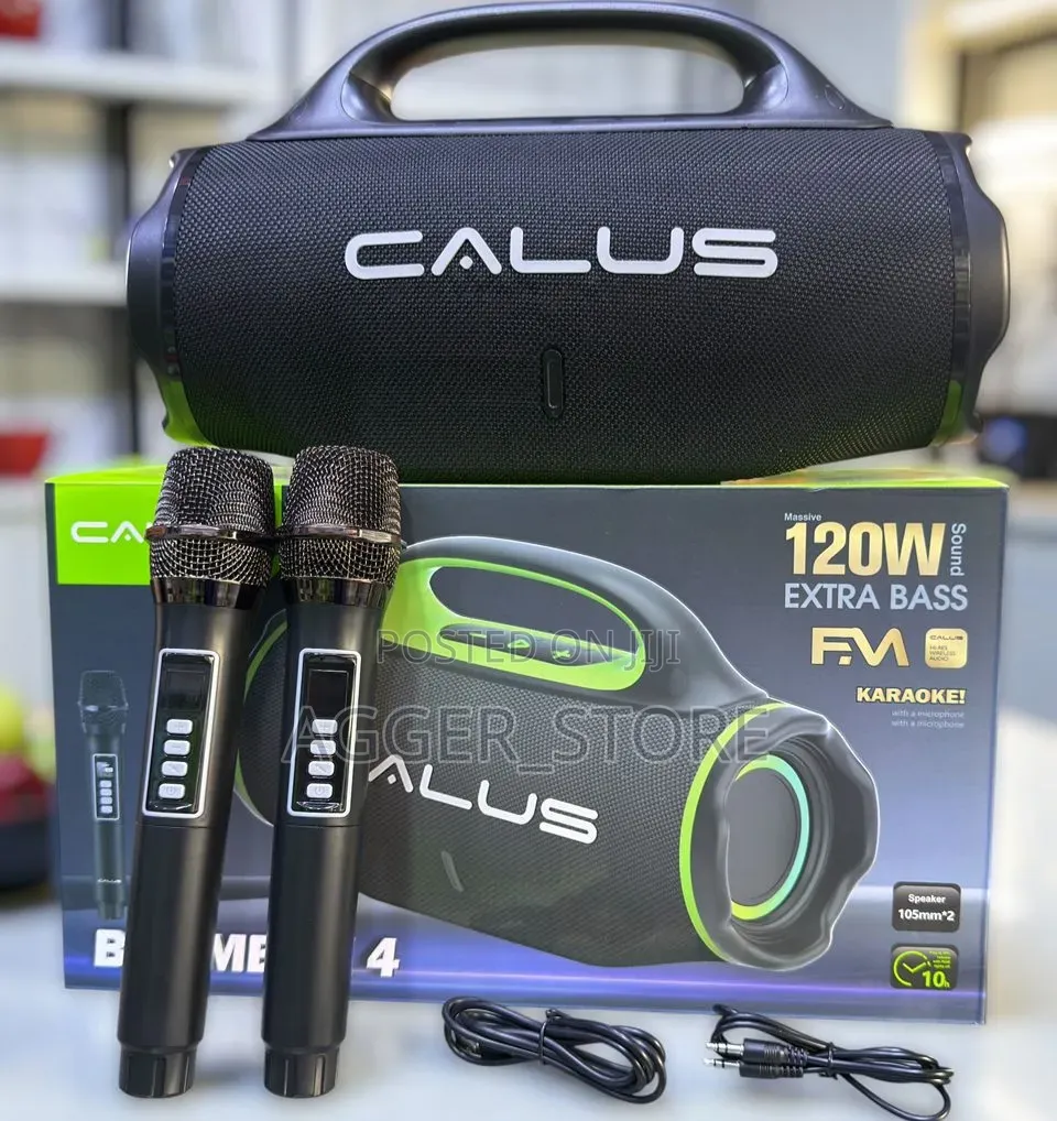 Calus Boombox4 Original Wireless Speaker With 2 Microphones