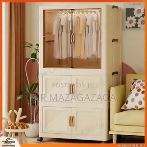 3 Layer Foldable Wardrobe Closet
