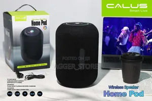 Calus HomePod Cylindrical Portable Wireless Fabric Bluetooth Speaker