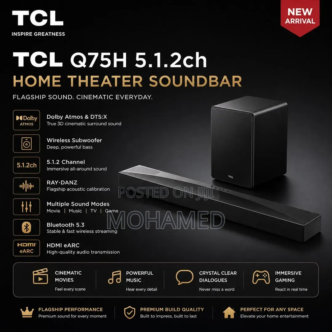 TCL Soundbar 620w
