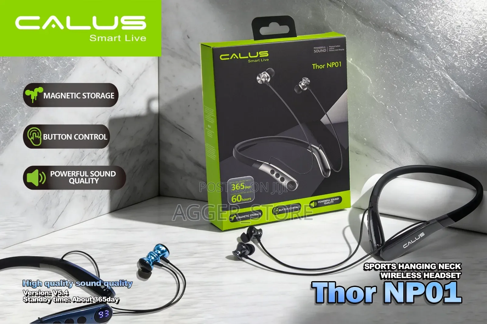 Calus Smart Live Thor NP1 Sports Hanging Neck Wireless Headset