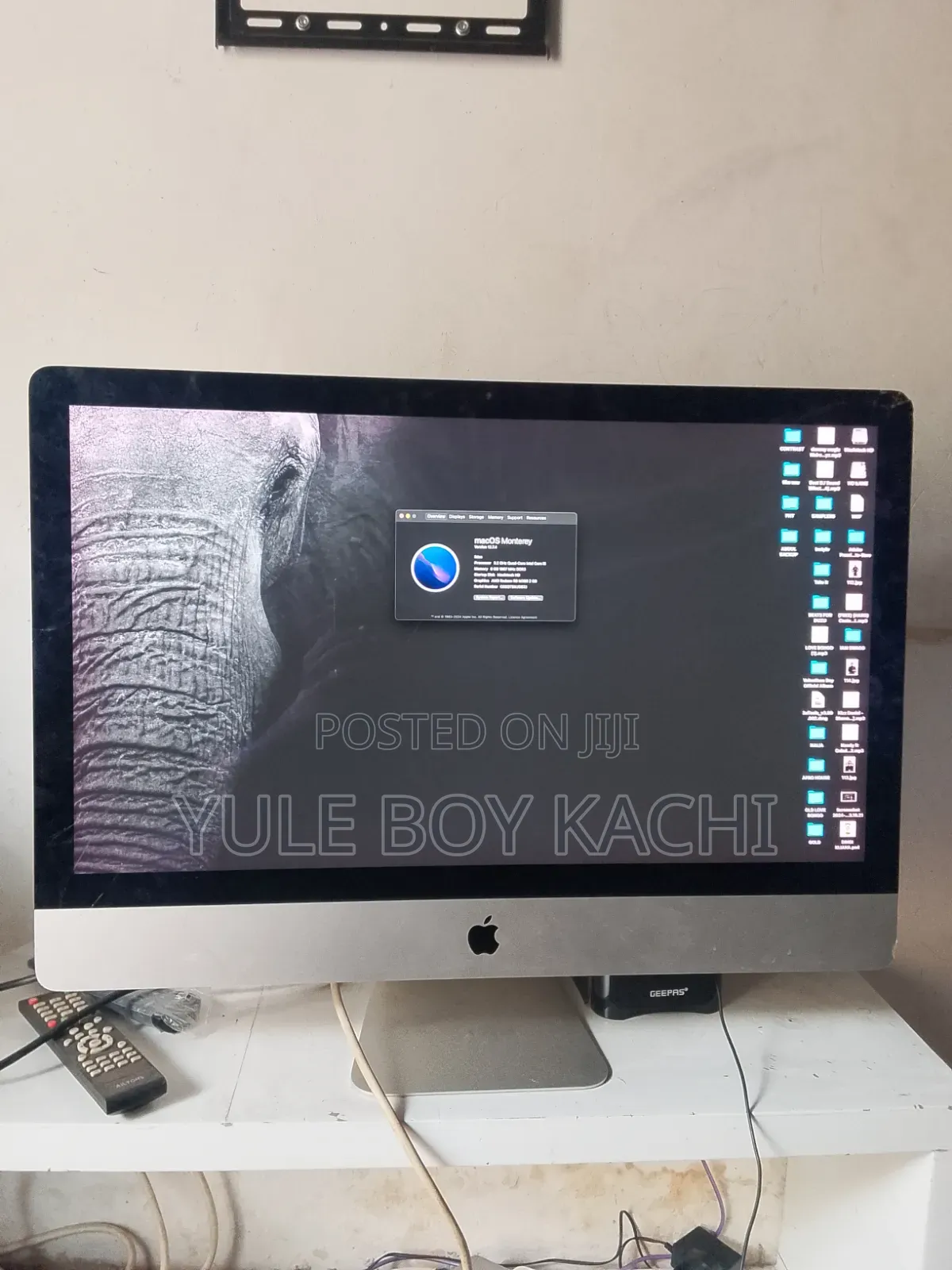 Desktop Computer Apple iMac Pro 8GB Intel Core i5 HDD 500GB