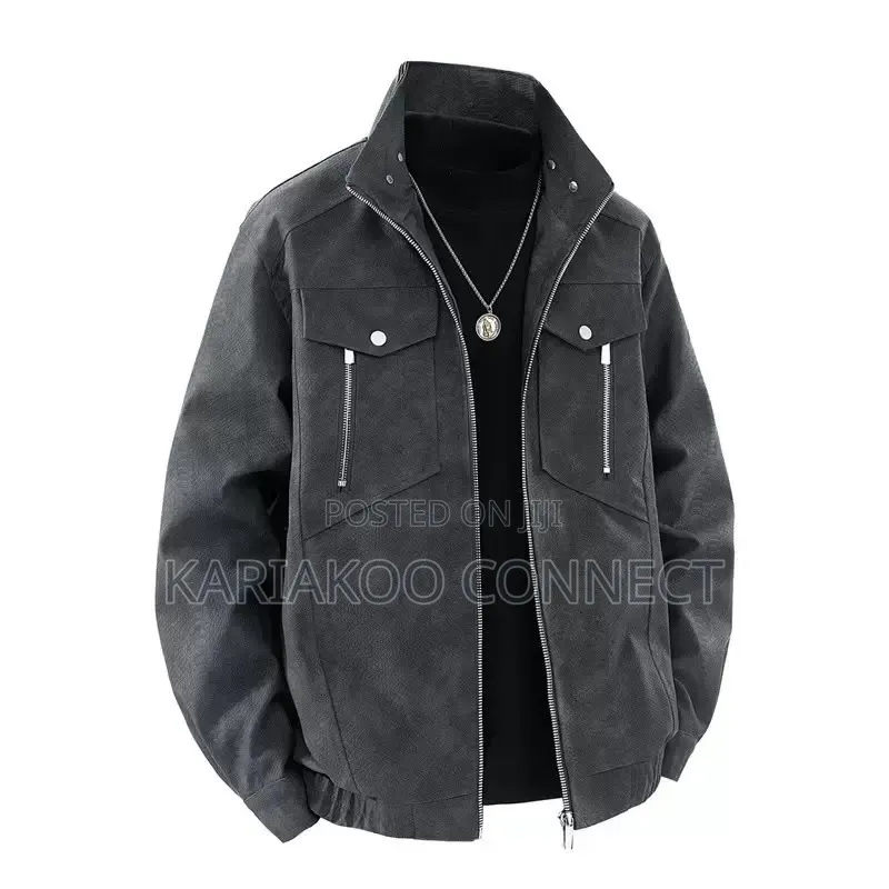 Gray Classic Jacket.