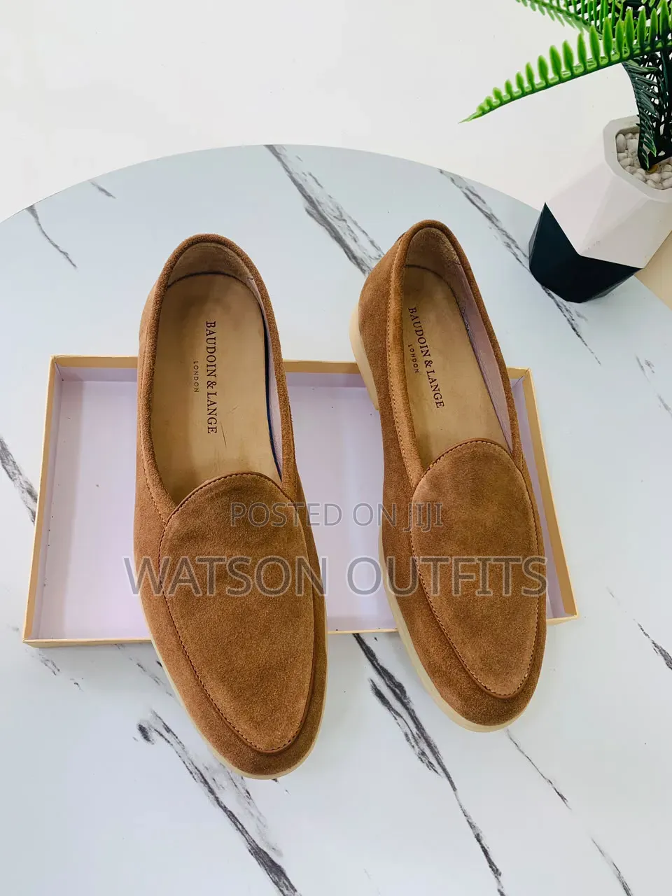Loro Piana and Baudoin Lange London BRANDS Men's Leather Loafer Shoes