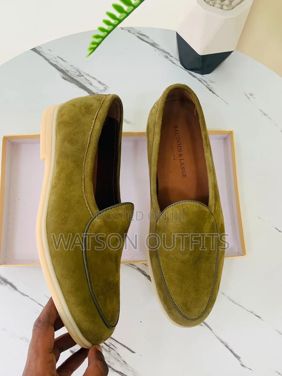 Loro Piana and Baudoin Lange London BRANDS Men's Leather Loafer Shoes