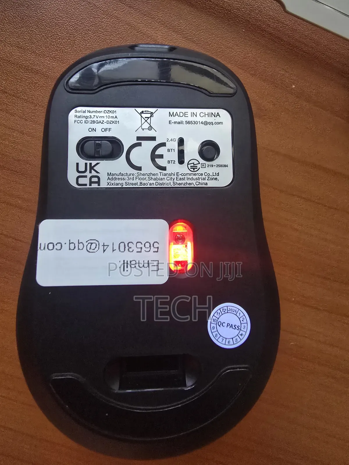 Wireless Mouse Rechargeable