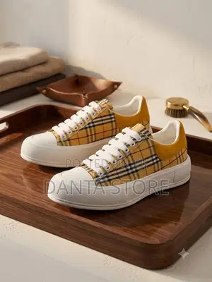 Burberry Vintage Check Cotton Sneakers