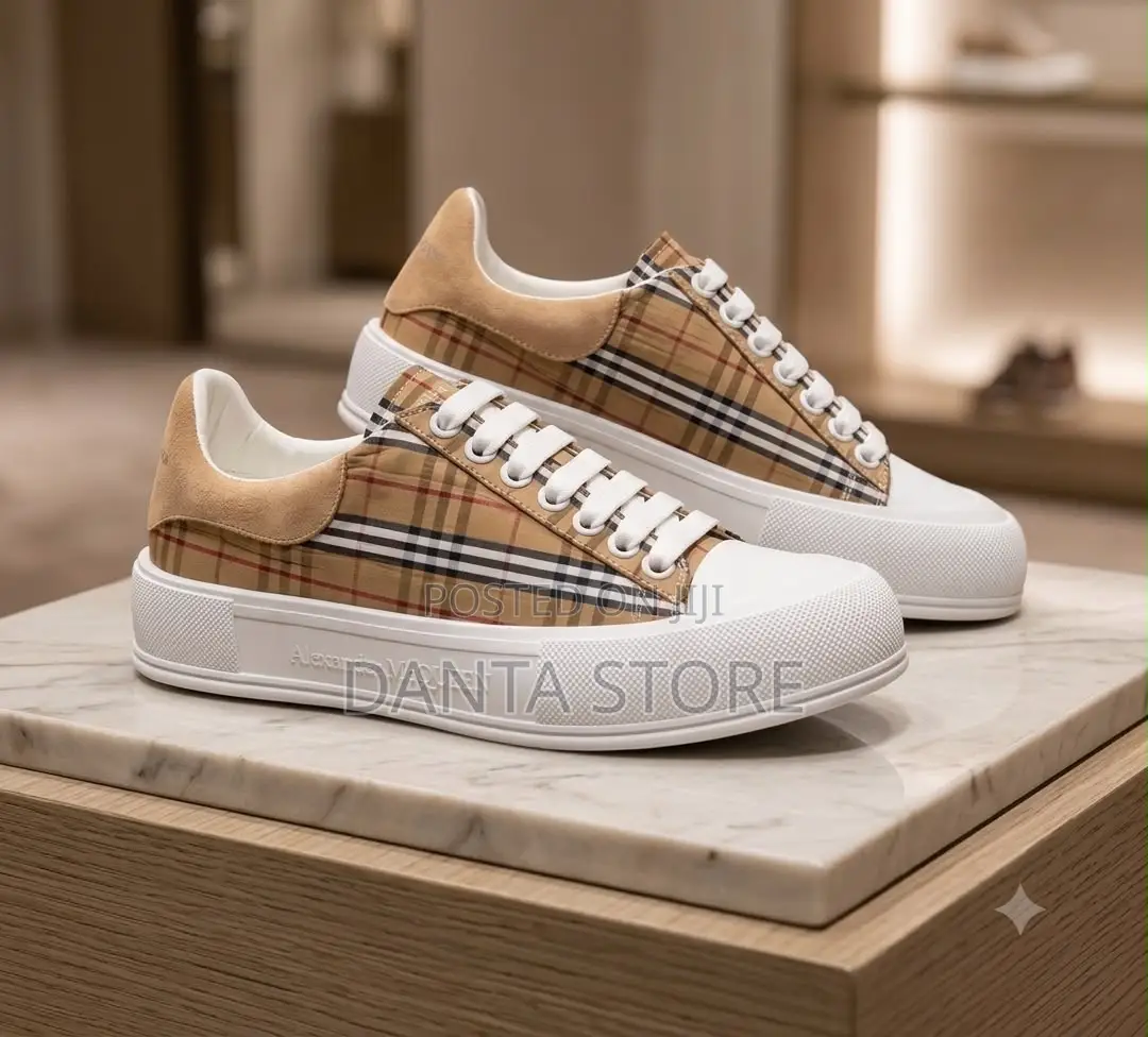 Burberry Vintage Check Cotton Sneakers