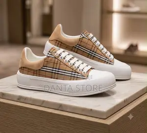 Burberry Vintage Check Cotton Sneakers